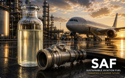 Combustible sostenible de aviación